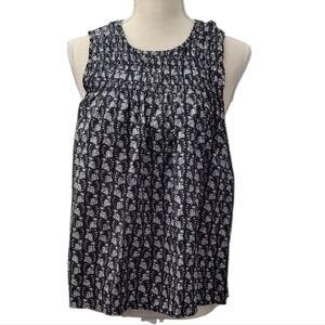 Gap Black and White Sleeveless Top